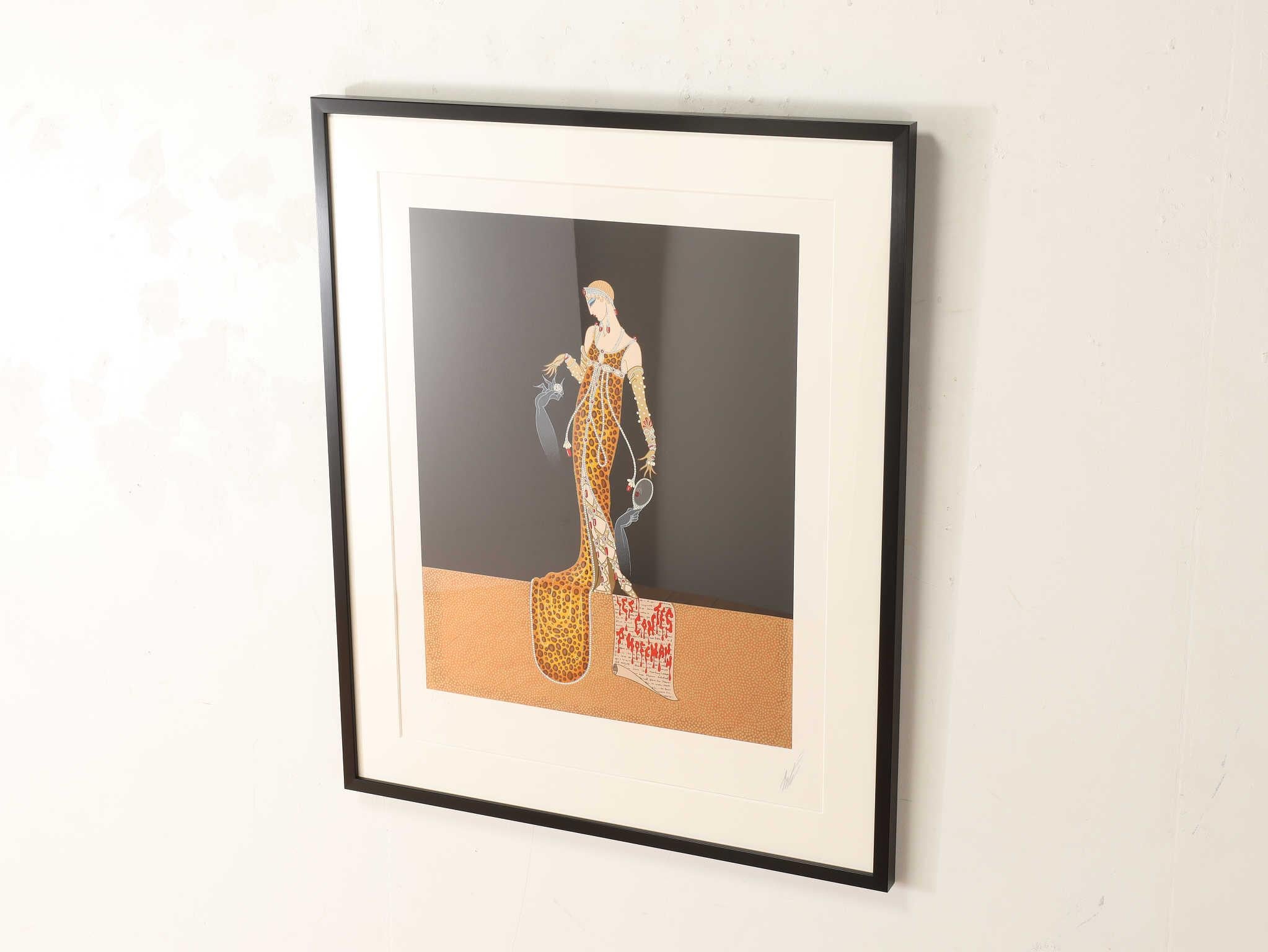 Erte Giulietta Serigraphie 1990er Jahre im Angebot 6