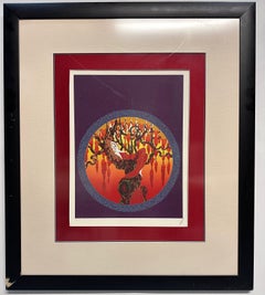 Erte "Heat" Hand-Signed Serigraph