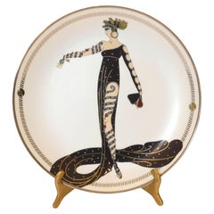 Erté "La Merveilleuse" Sevenarts Porcelain Collector Plate Romain de Tirtoff