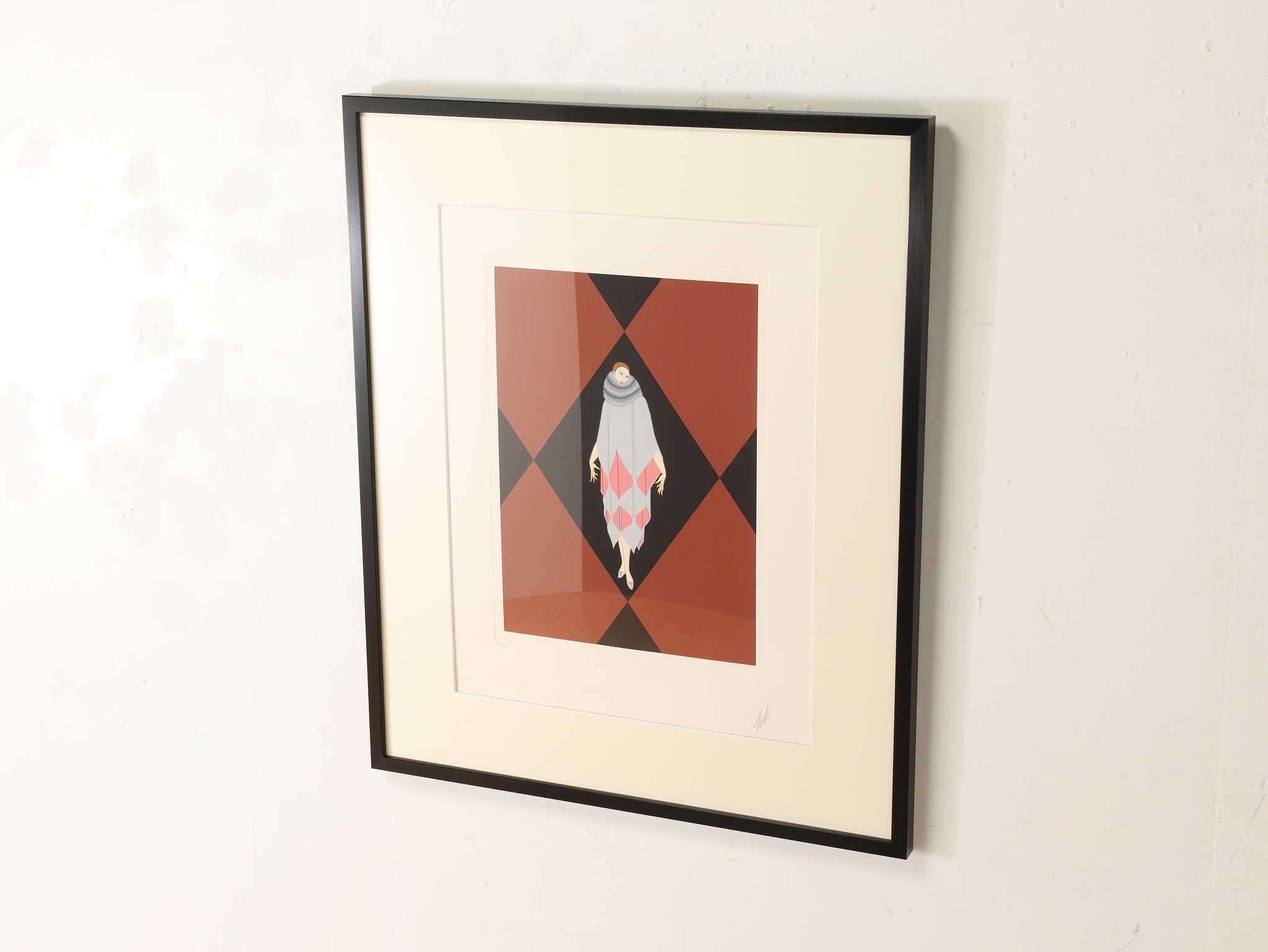 Erte Manhattan Mary Ⅳ Serigraph 1980's For Sale 4