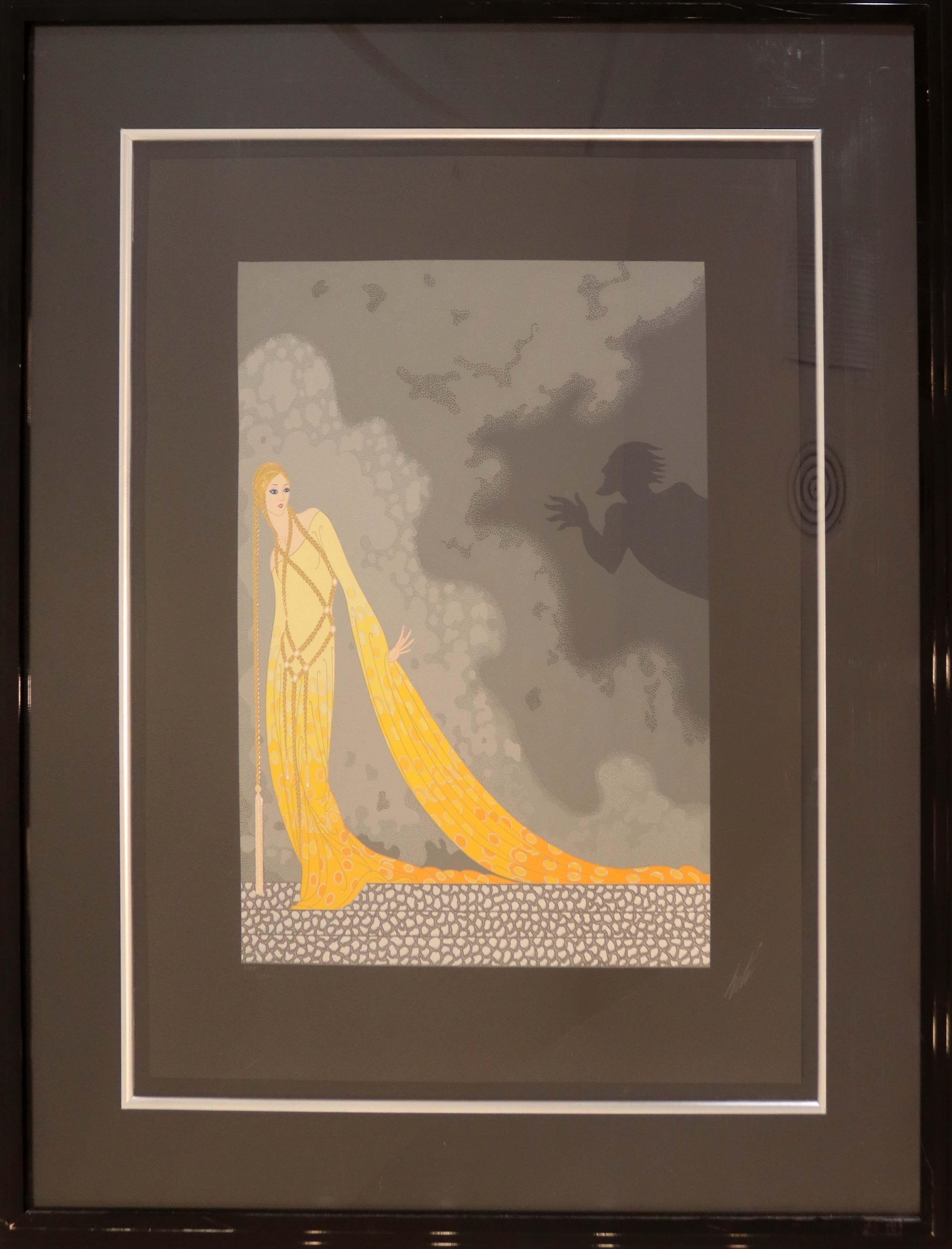 Paper Erte Melisande & Golaud Serigraph Signed Numbered Art Deco