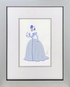 Cosi Fan Tutte Fleurdelise (original gouache on paper)