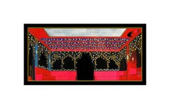 Erte Original Gouache Painting Set Design Art Deco Romain Tirtoff Sold for 16K