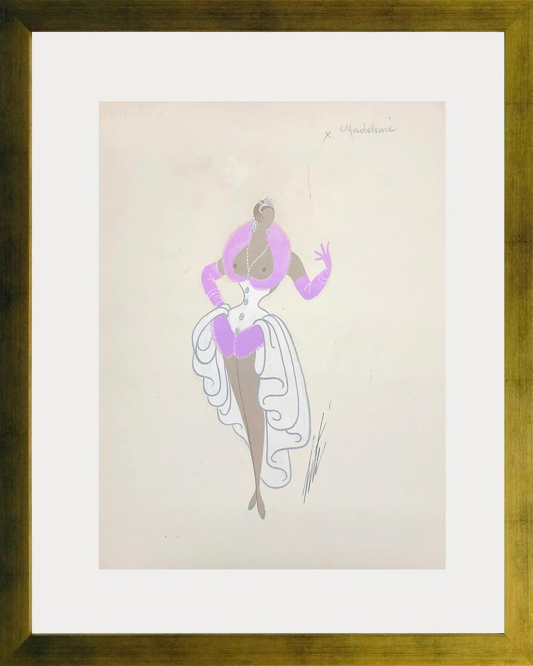 Erté MADELEINE (ORIGINAL GOUCHE) For Sale at 1stDibs