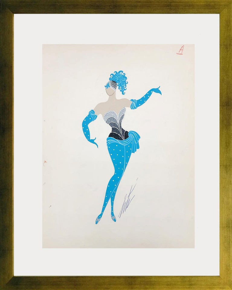 Erté UNTITLED (ORIGINAL GOUCHE) For Sale at 1stDibs