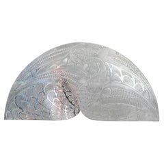 Erte Peacock Silver Plate Serving Tray