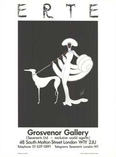 1982 After Erte 'Symphony in White (Grosvenor Gallery)' Art Deco