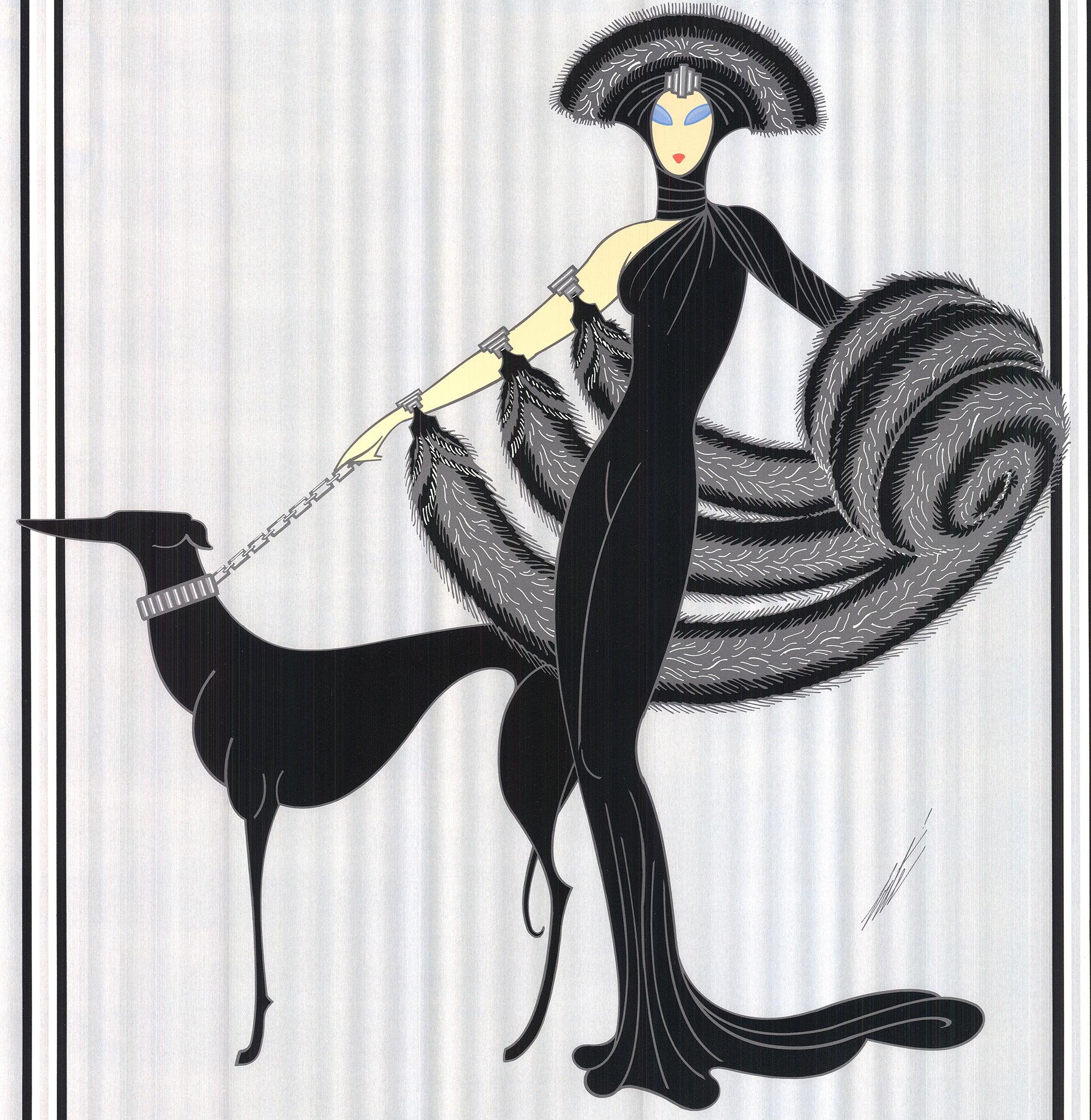 symphony in black erte