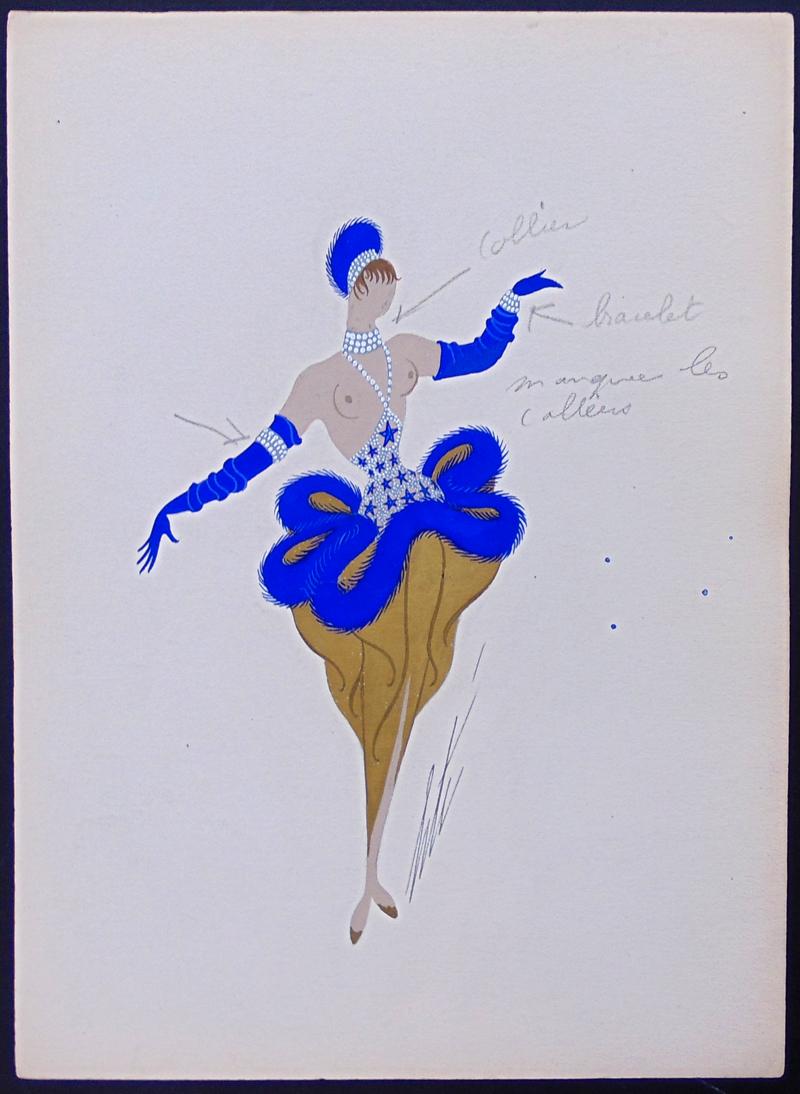A Star of Hollywood II, ca. 1920s - Print by Erté