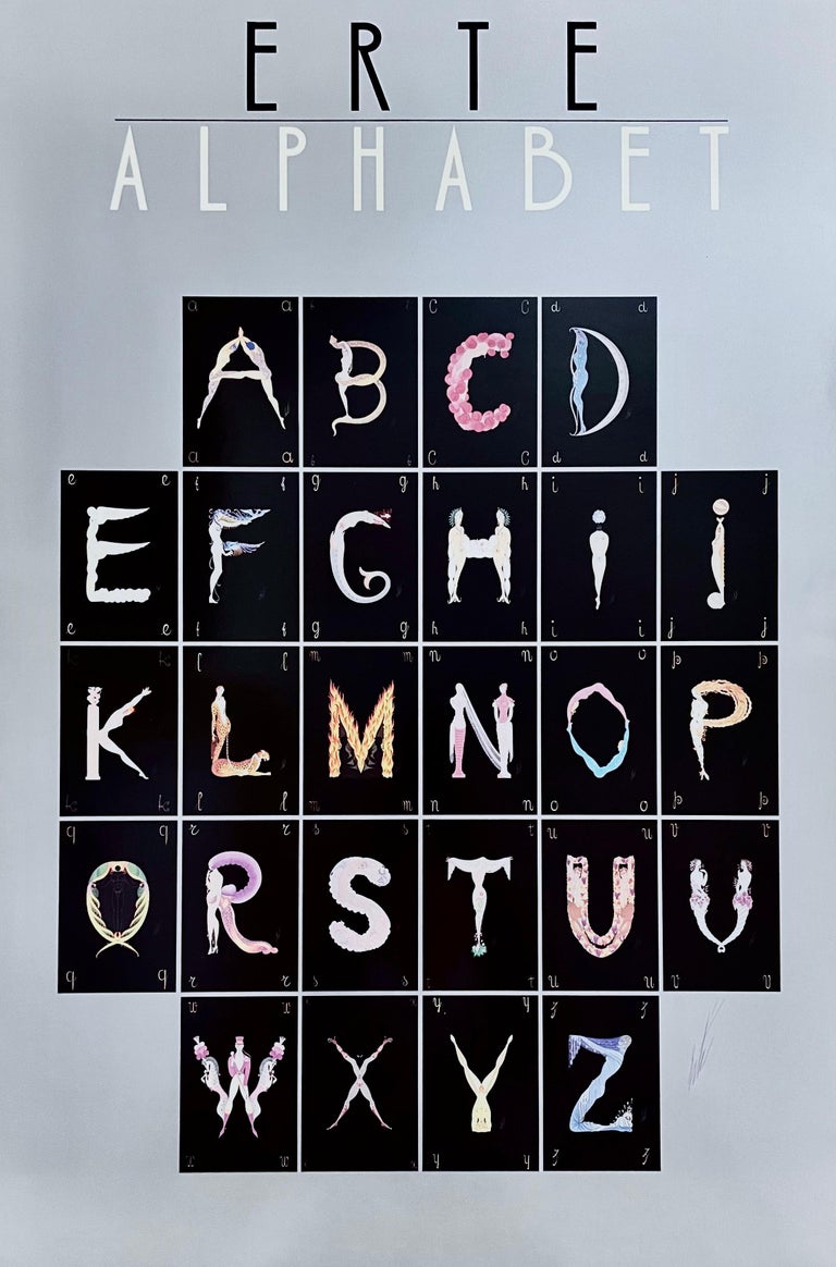 Erté - Alphabet 1982, Erté For Sale at 1stDibs | erte alphabet
