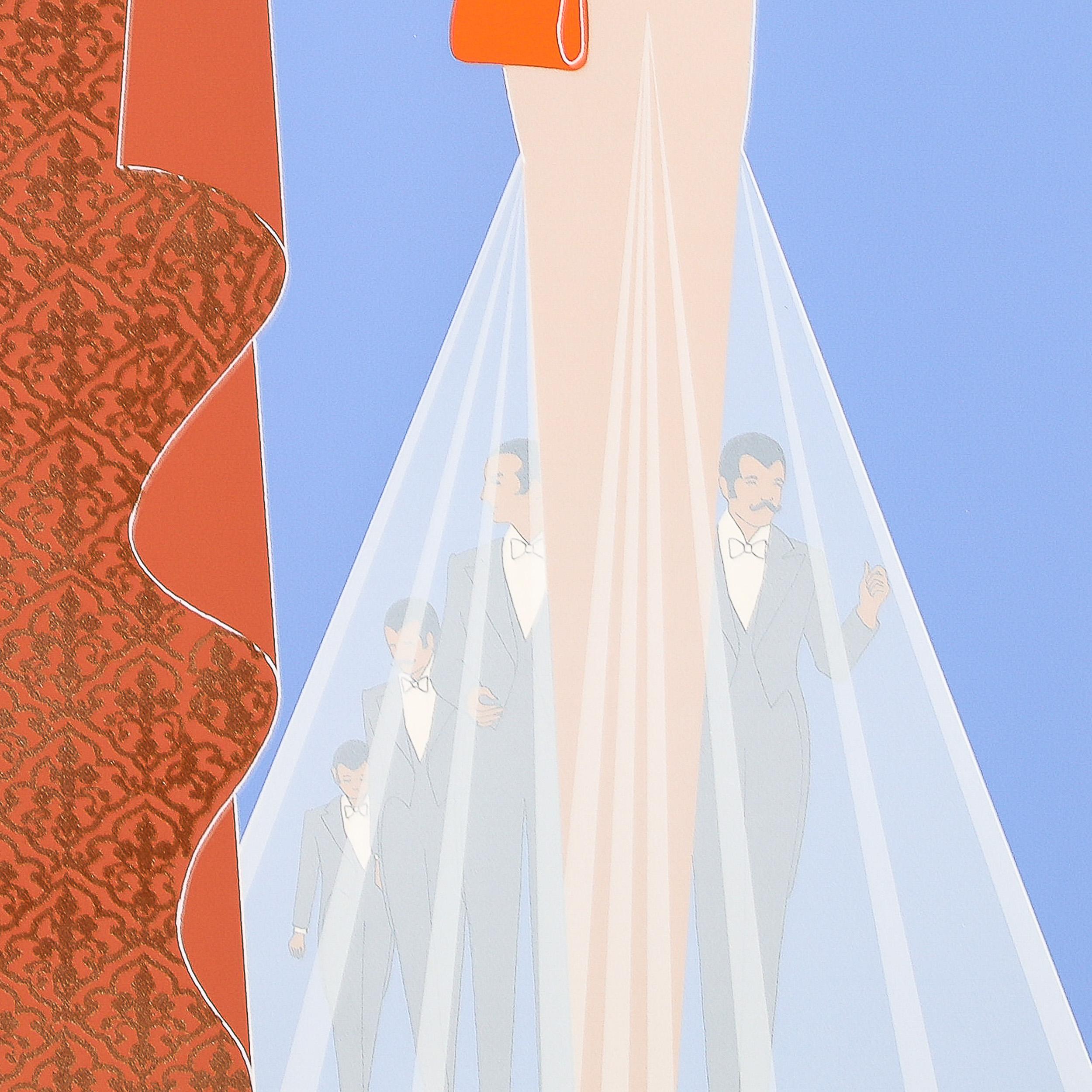 Art Deco Serigraph entitled 