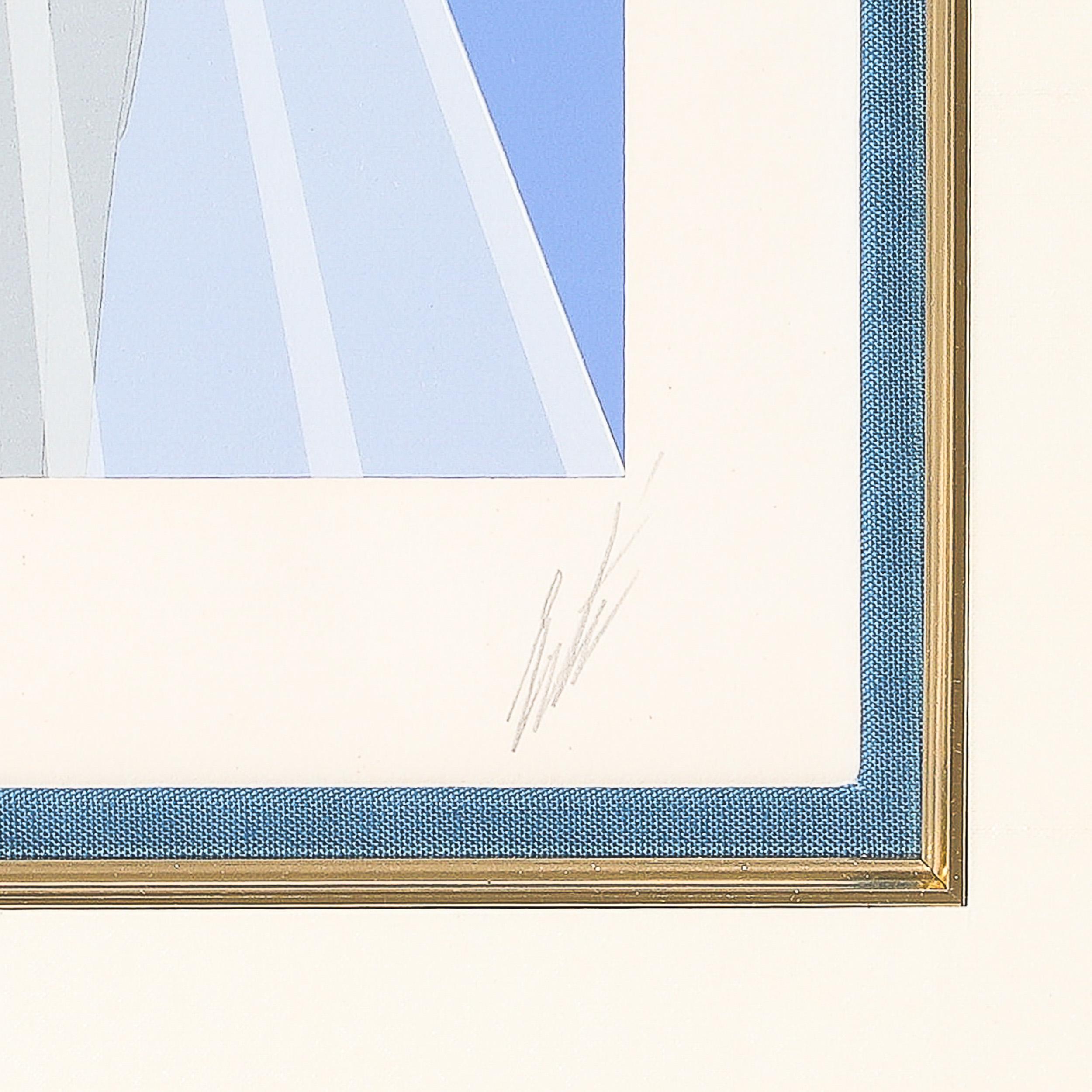 Art Deco Serigraph entitled 