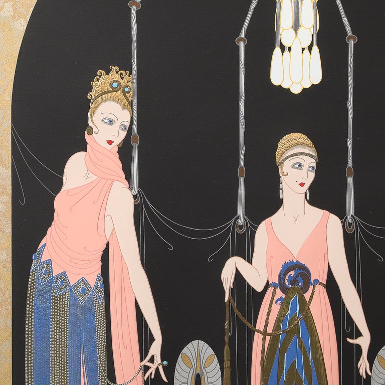 Ert - Art Deco Serigraph entitled "Three Graces" Edition AP6/25 signed Ert  For Sale at 1stDibs