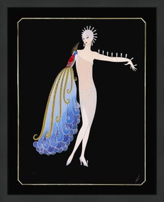 Diva Suite (set of 2 large hand signed foil stamped embossed serigraphs)