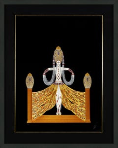 Enchantress (hand signed embossed serigraph with silver foil)