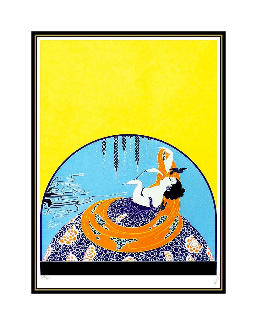 ERTE Color Serigraph Original Set Design Hand Signed Deco Artwork Romain Tirtoff - Print by Erté