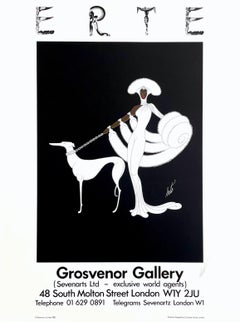Erté, Ebano in bianco, 1982