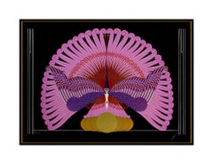ERTE Embossed Serigraph Original SIGNED Art THE PHOENIX SUITE Large TRIUMPHANT
