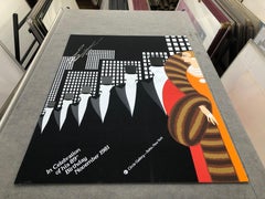 Erte--Erte's 89th Birthday-30.5" x 23"-Serigraph-1981-Art Deco-Black & White