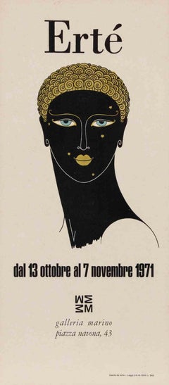 Ertè-Exhibition Poster - Offset Print - 1971