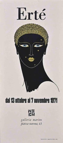 Ertè - Ausstellungsplakat - Siebdruck - 1971