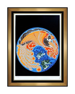 ERTE Original Color Serigraph Dream Voyage Set Design Signed Romain Tirtoff Art