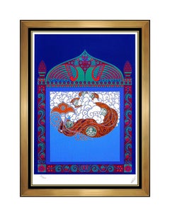 ERTE Original Serigraph Hand Signed Russian Fairy Tale Art Deco Costume Design