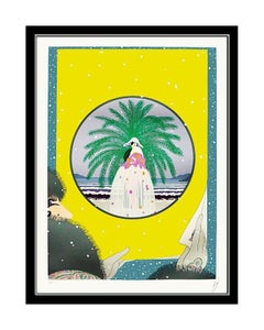 ERTE Serigraph Original SIGNED DECO ARTWORK Romain Tirtoff Set DESIGN Painting