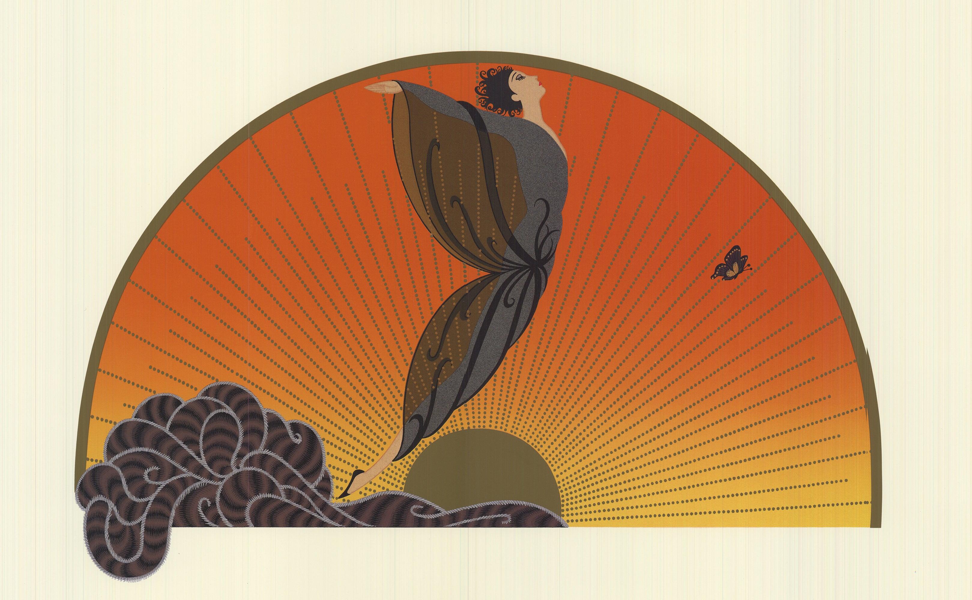 ERTE 'Sunrise' 1992 - Art Deco Print by Erté