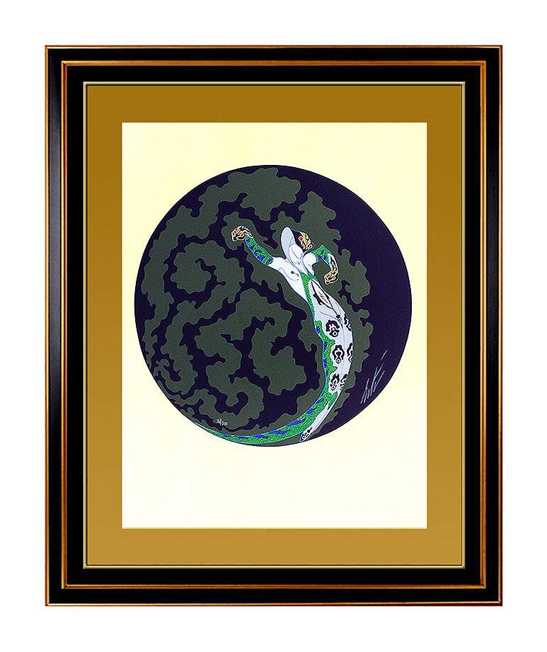 ERTE The Four Emotions Suite Hand Signed Art Deco Embossed Serigraphs Sculpture For Sale 1