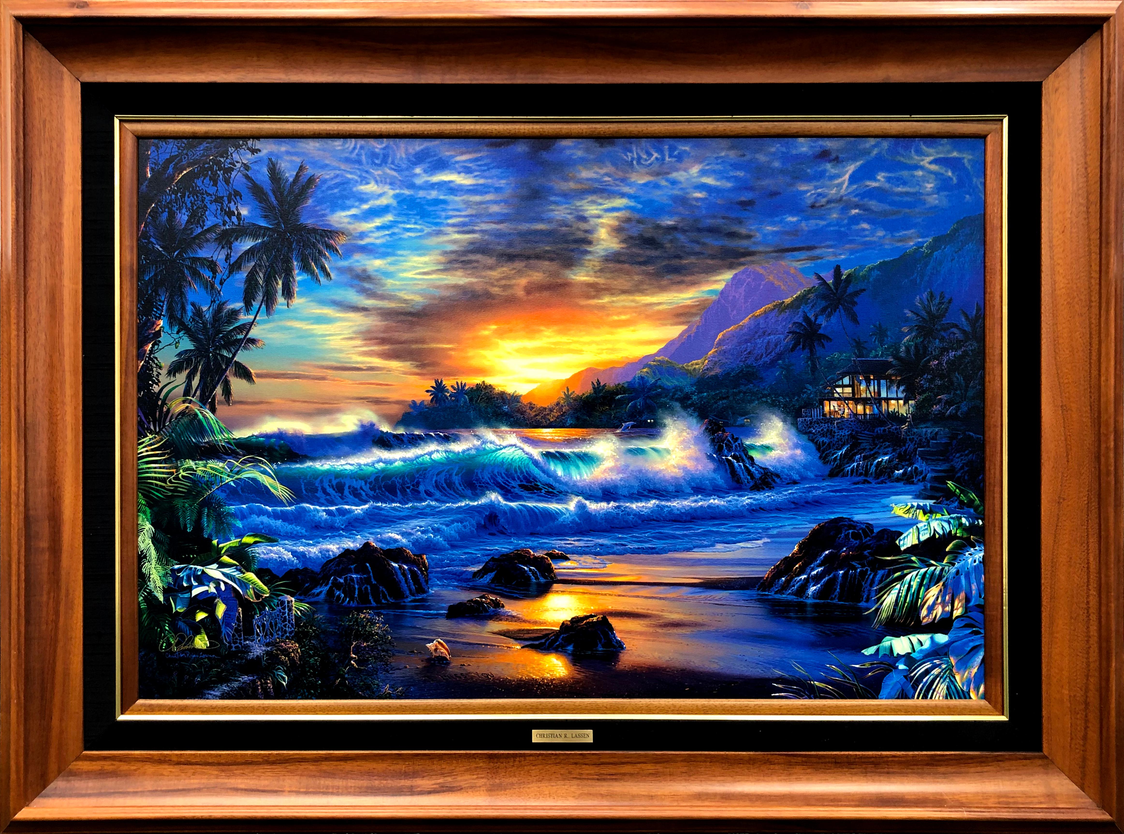 Erté Figurative Print - ETERNAL EMBRACE