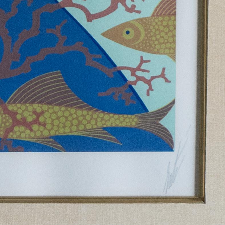 Ciotola di pesce, Erté, litografia originale (firmata) in vendita 3