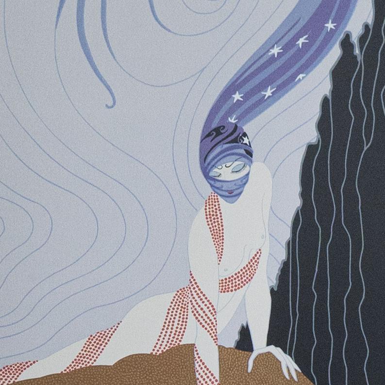 French Rooster, Erté, Original Lithograph (Signed) For Sale 1