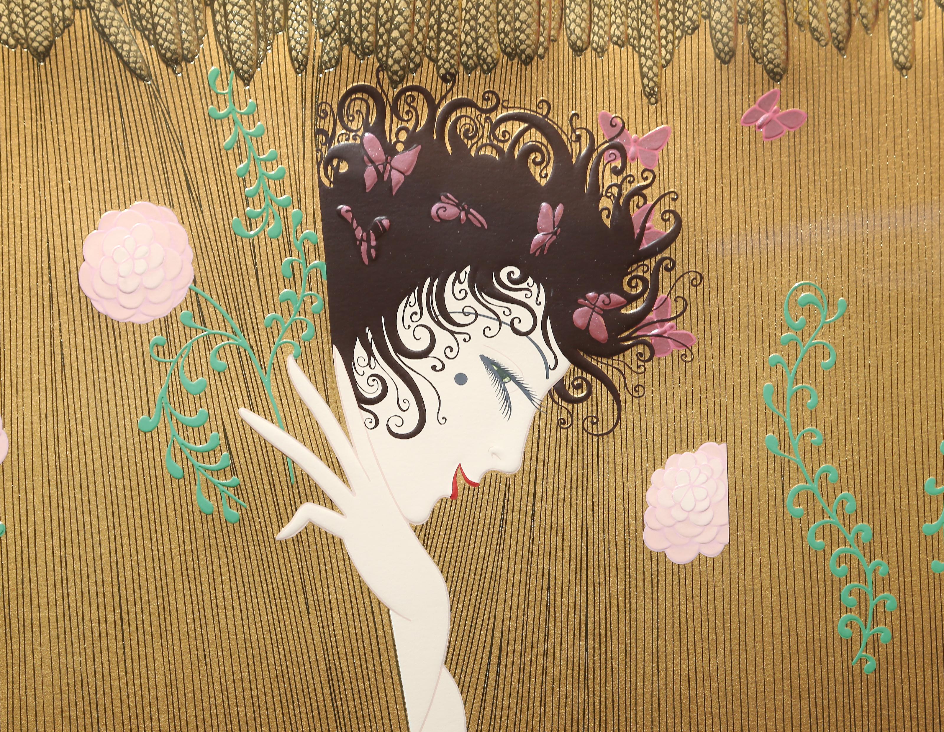 Harvest, Art Deco Screenprint by Erte - Print by Erté