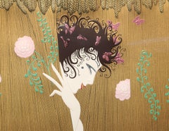 Harvest, Art Deco Screenprint by Erte