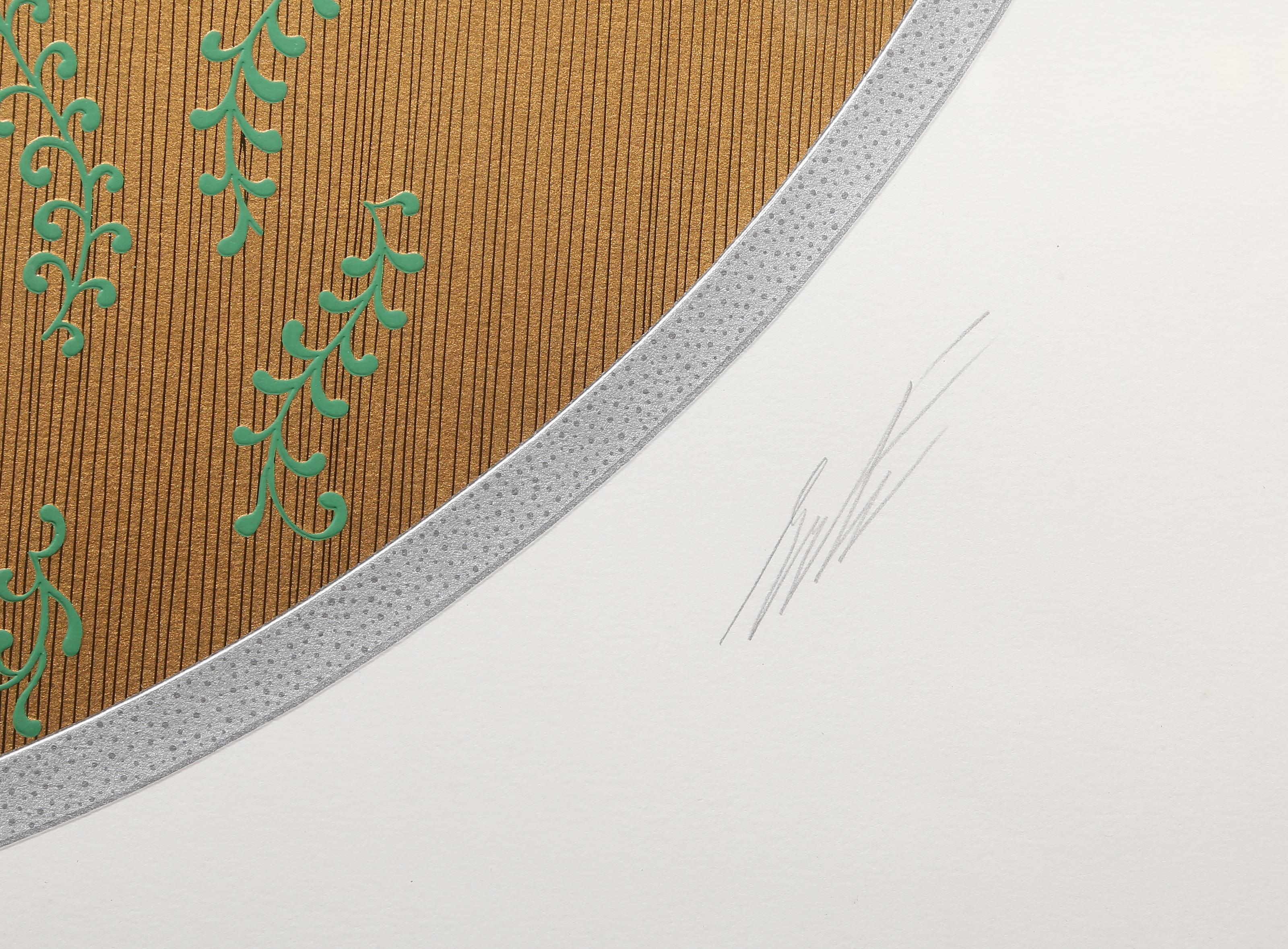 Harvest by Erté, Russian (1892–1990)
Date: 1987
Embossed Screenprint with Foil, signed and numbered in pencil
Edition of 300, HC 8/18
Size: 16 x 29 in. (40.64 x 73.66 cm)
Frame Size: 34 x 44 inches