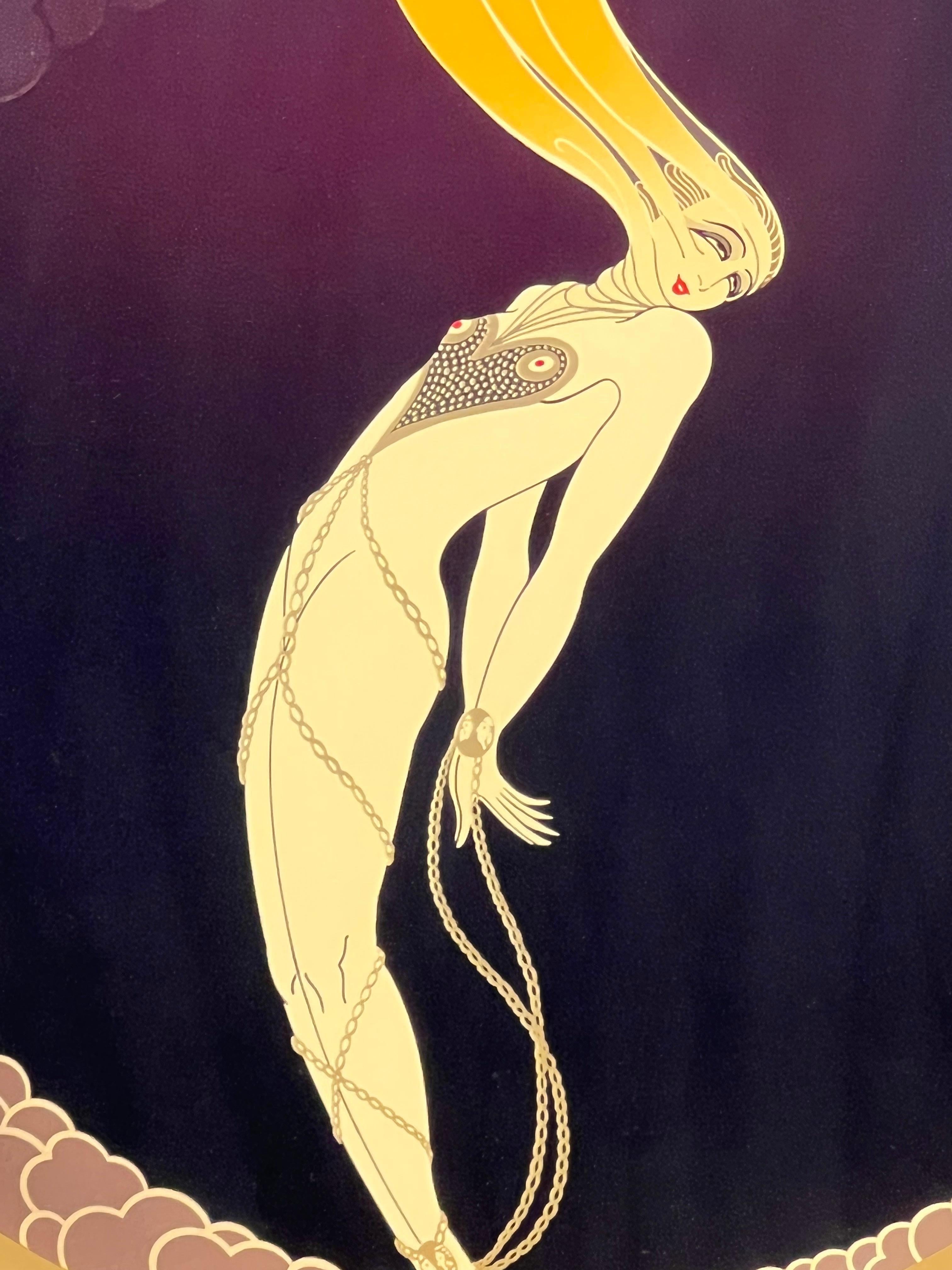 Lithographie Art Déco « L'Amour » d'Erte 1