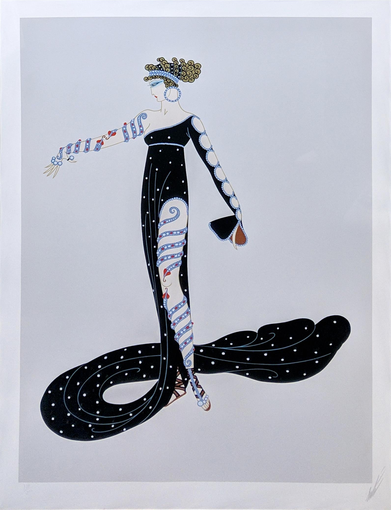 LA MERVEILLEUSE - Print by Erté