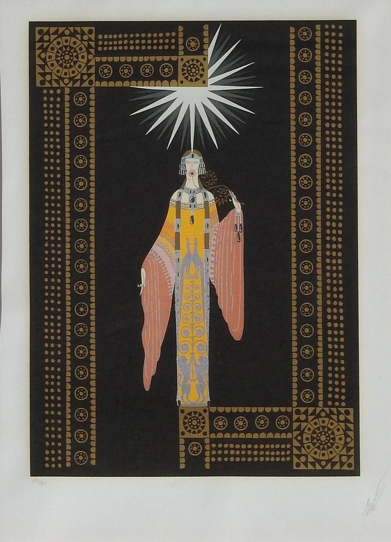 ERTE : Art-a-Porter　エルテ　宝飾デザイン GIULIETTA Original Vintage ERTE Art Deco Print Fashion Book