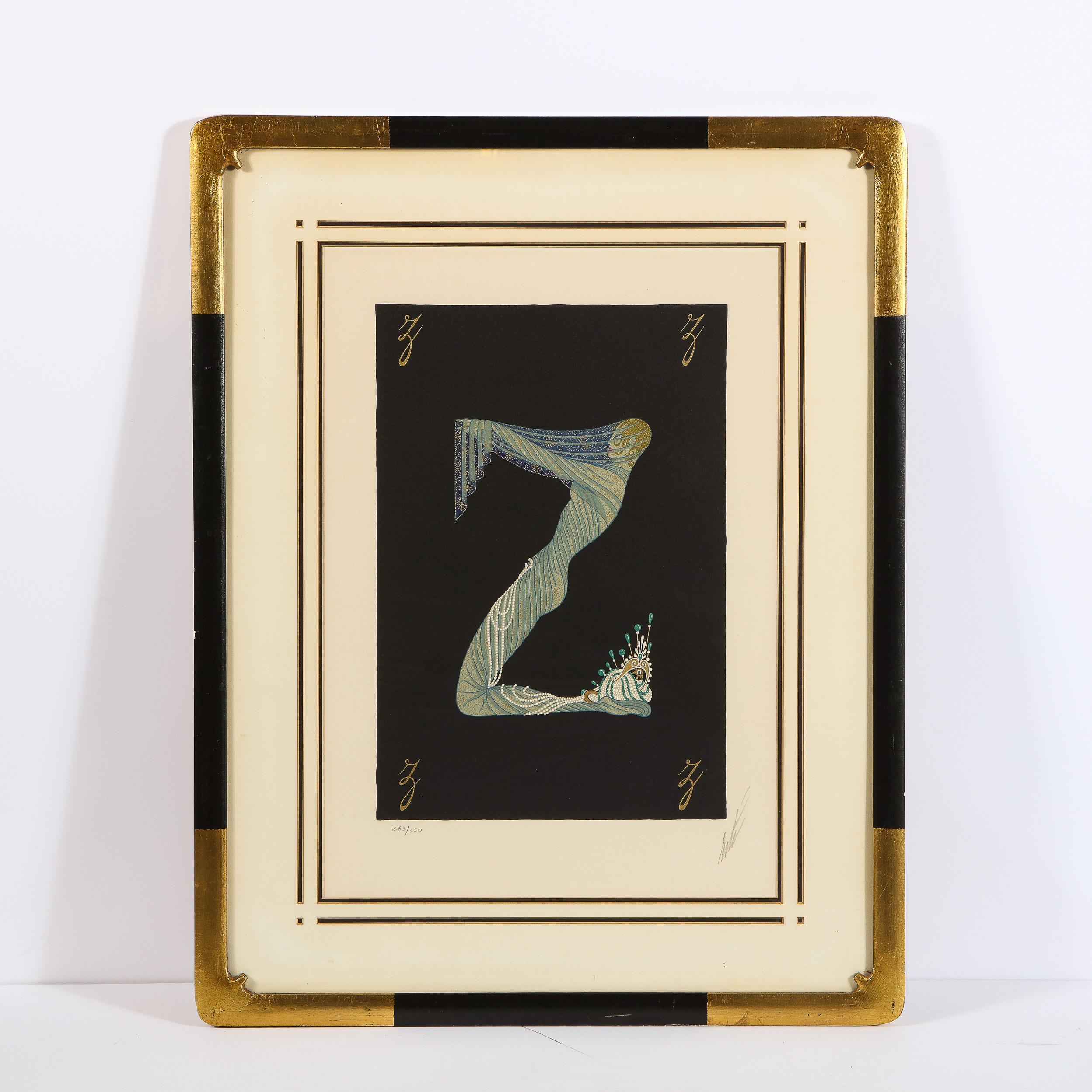 erte alphabet poster