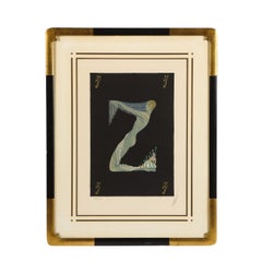 Letter "Z" from Alphabet Suite (Signed Erté)