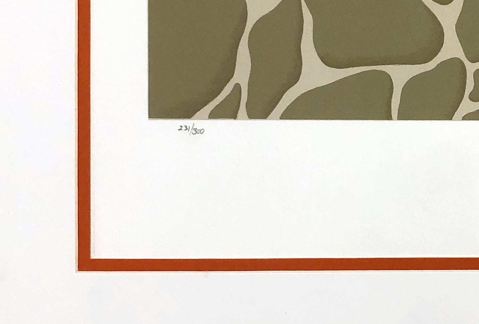 Mary Garden (serigrafia in rilievo firmata e incorniciata con stampa su lamina) - Print Art Déco di Erté