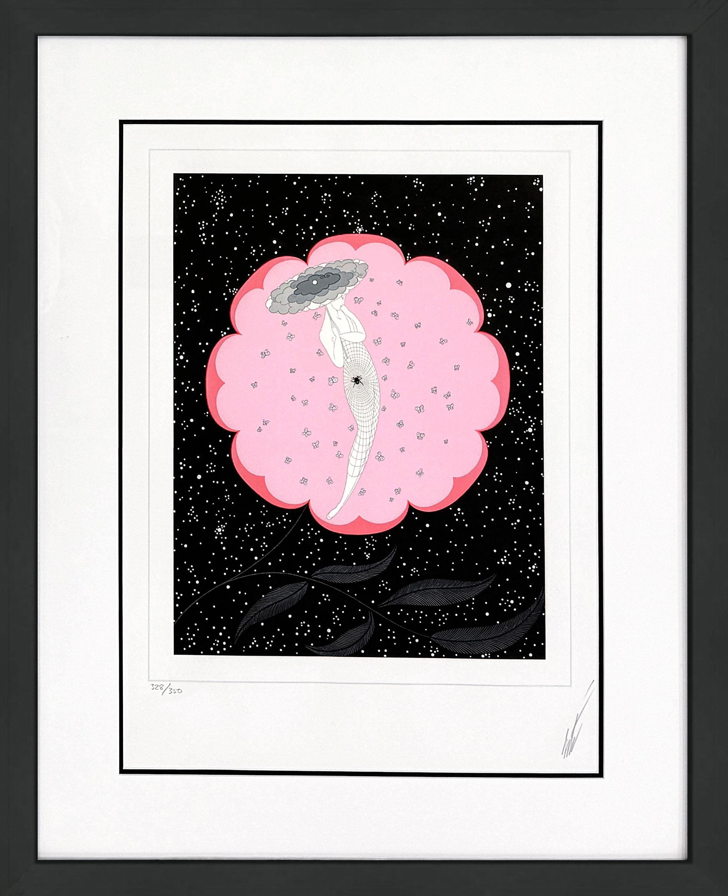 Erté Portrait Print – Monte Carlo (framed hand signed serigraph)