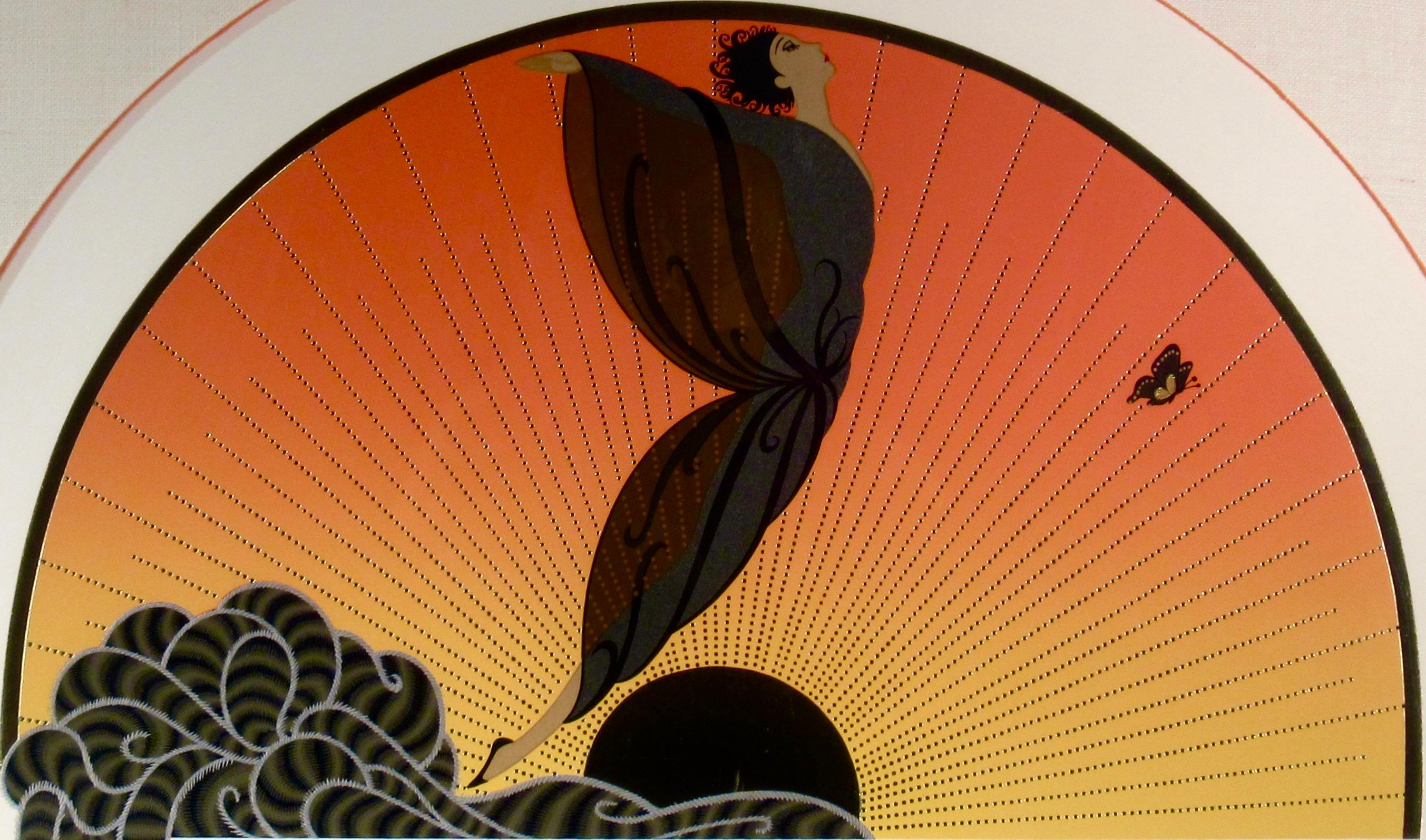 Sunrise - Art Nouveau Print by Erté