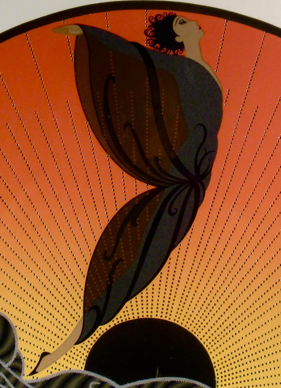 Sunrise - Beige Figurative Print by Erté