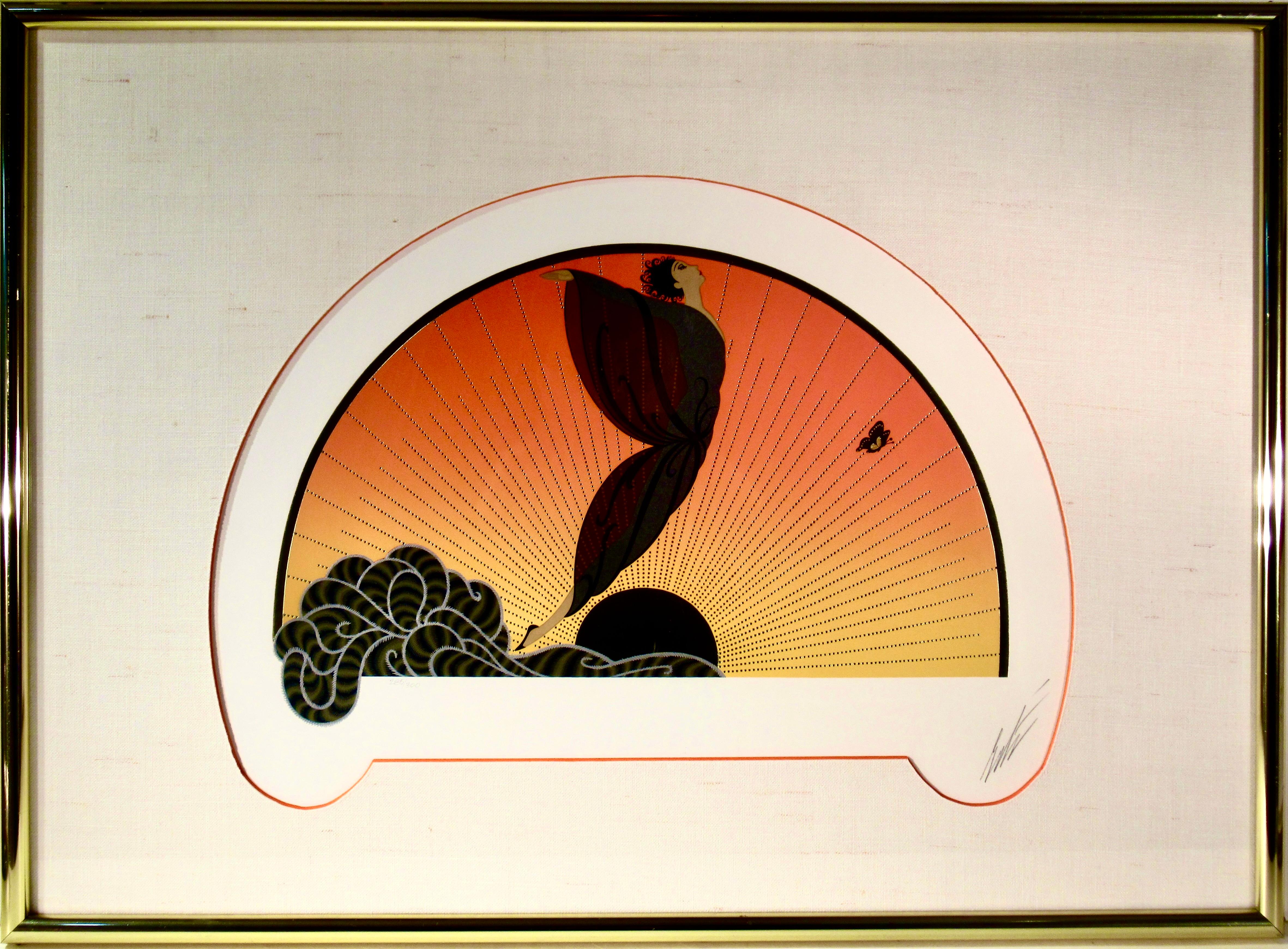 Erté Figurative Print - Sunrise
