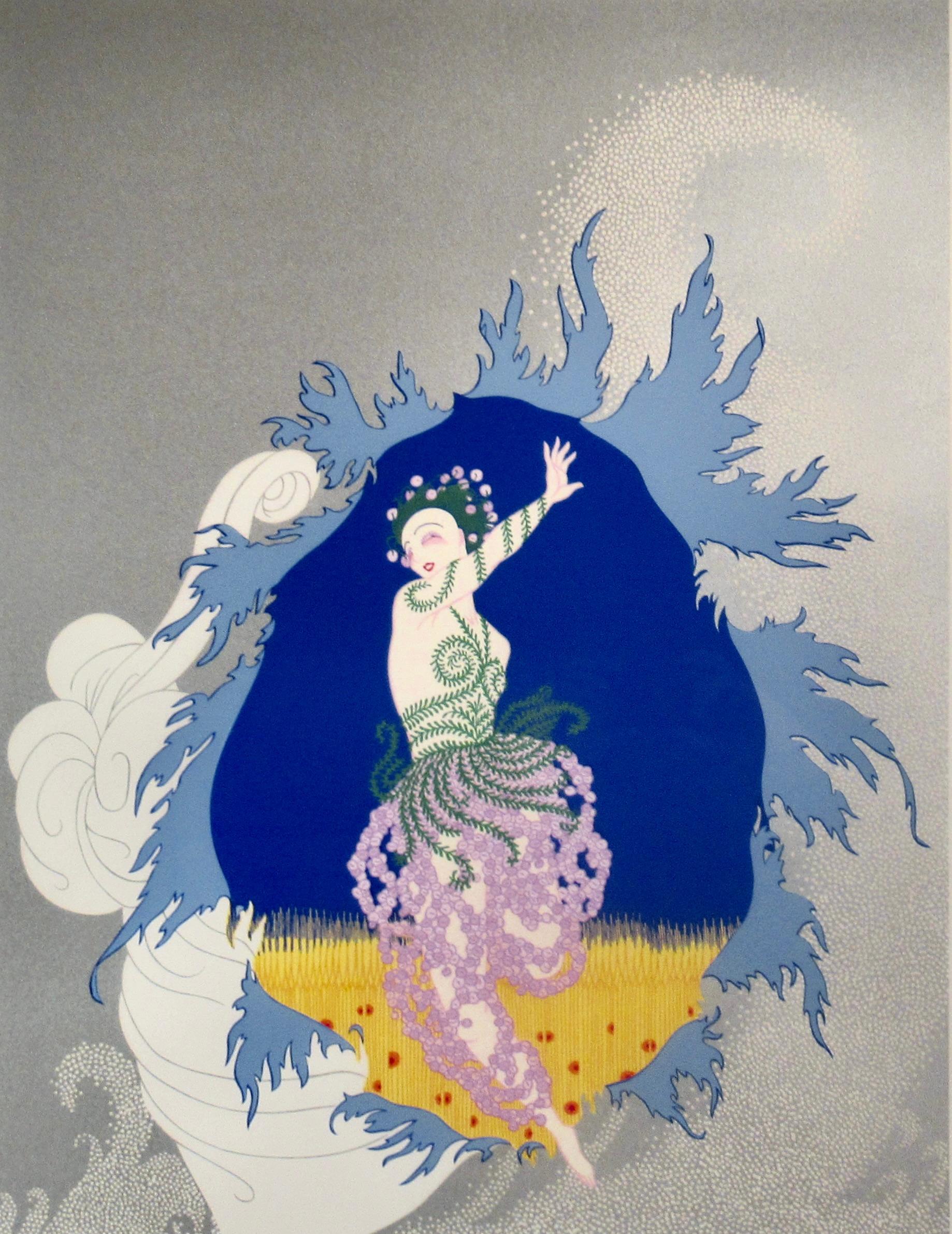 The Coming of the Spring - Art nouveau Print par Erté