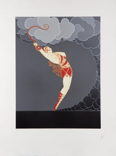Retro The Dancer, Art Deco Serigraph by Erté