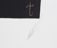 "The Letter T" from the Alphabet Suite, Art Deco Serigraph by Erte