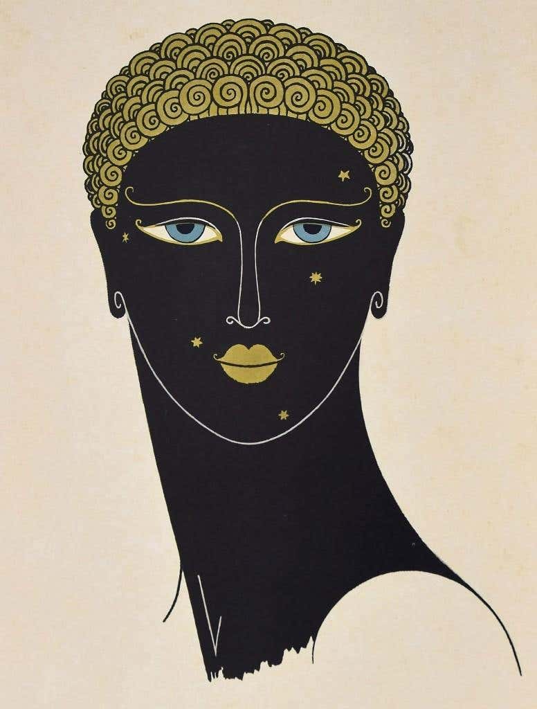 Erte Graphics Erté Prints and Multiples - 92 For Sale at 1stDibs | art deco erte ...